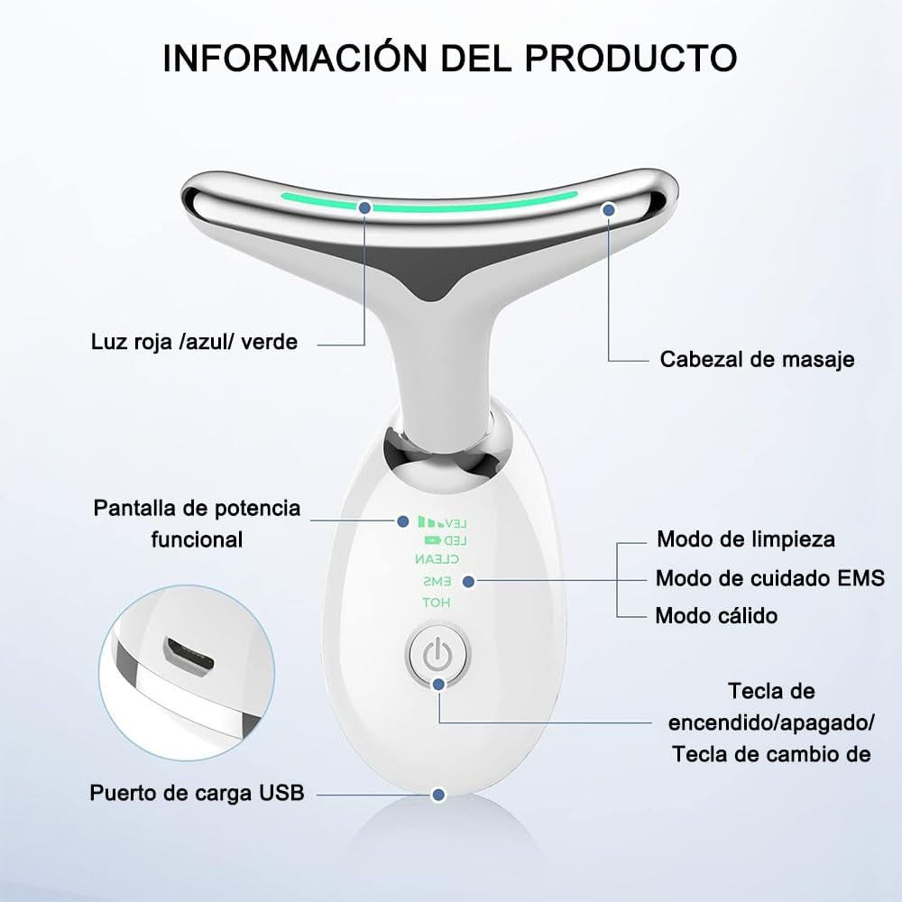 Masajeador para cuello reafirmante.