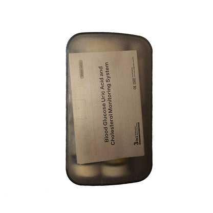 Monitor de salud 3 en 1 glucosa, ácido úrico y colesterol.